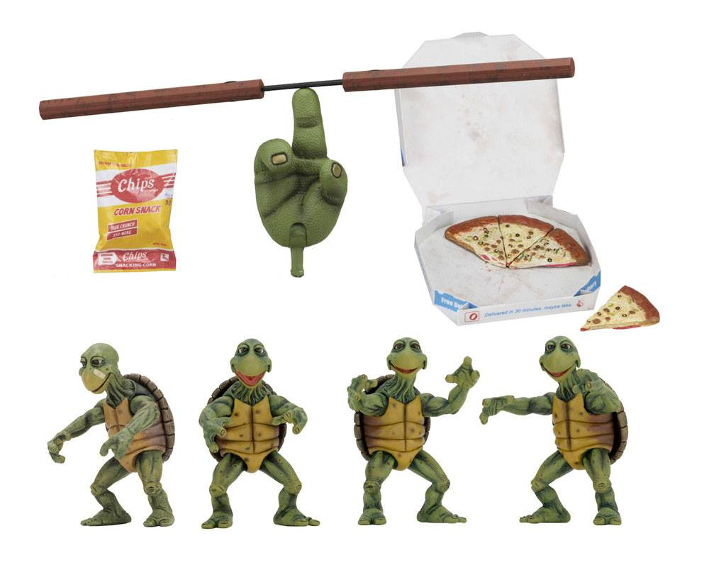 NECA | Želvy Ninja - sběratelské figurky 1/4 Baby Turtles 10 cm