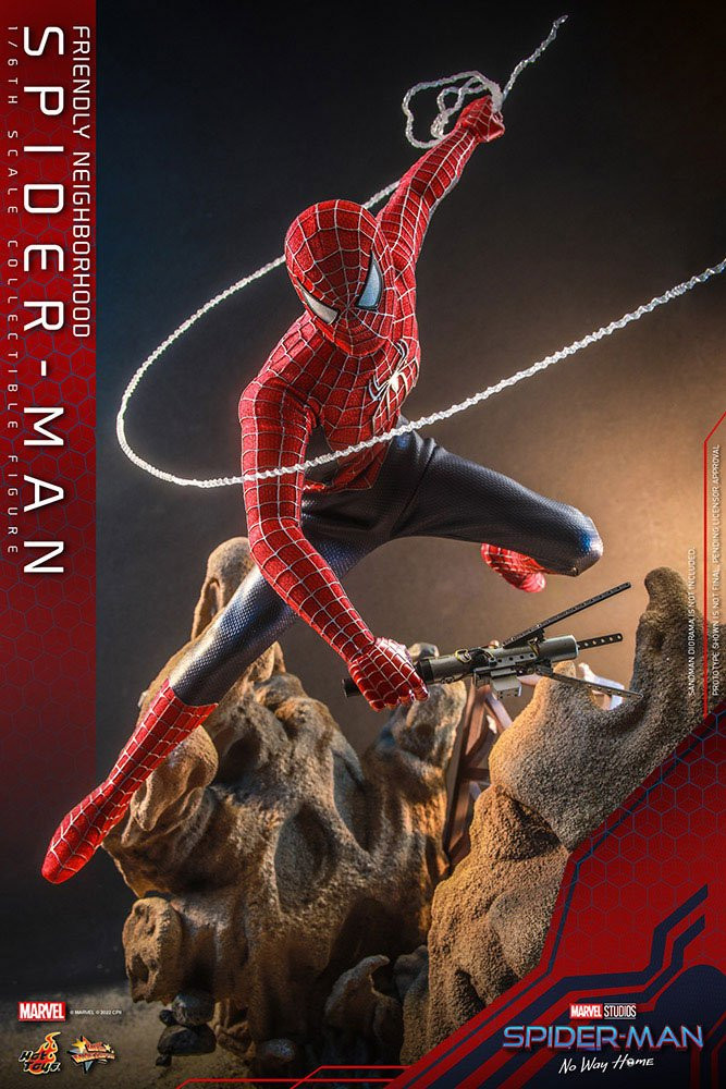 Hot Toys | Spider-Man No Way Home - sběratelská figurka Friendly Neighborhood Spider-Man Movie Masterpiece 30 cm