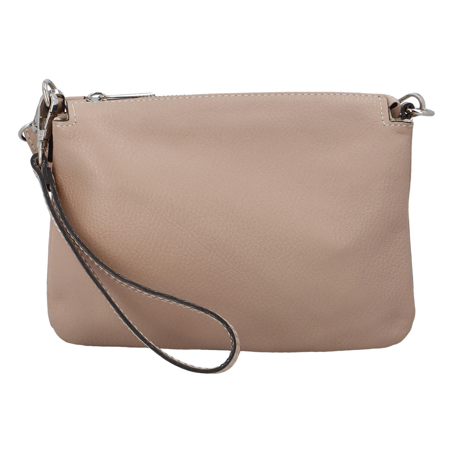 Luxusní kožená crossbody kabelka Marta, růžová