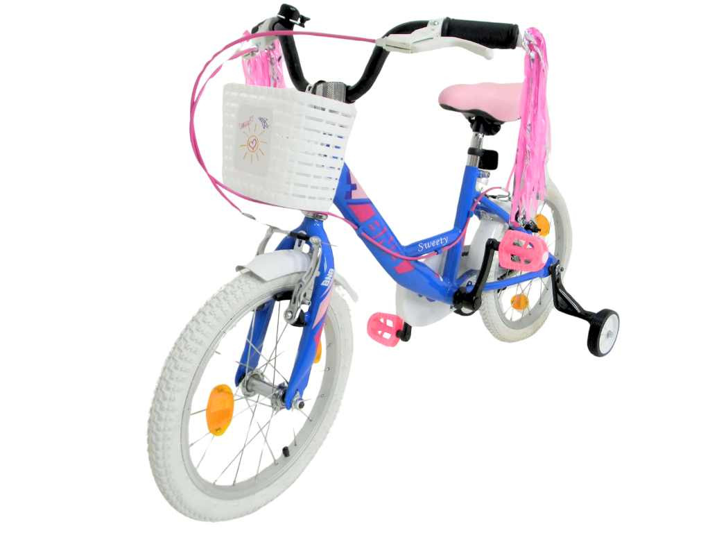 BNB Dětské jízdní kolo Sweety YS-9140 GIRL modré 16