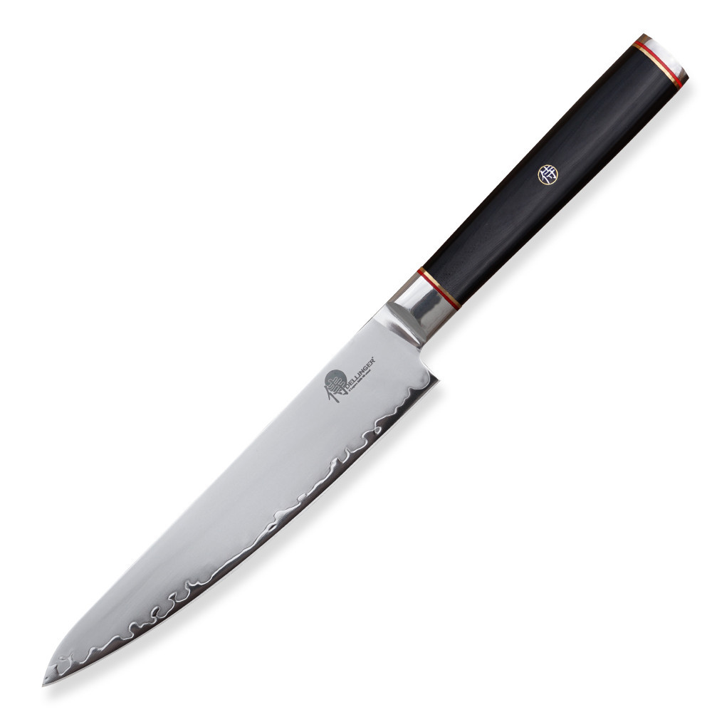 Japonský nůž OKAMI 15 cm, černá, Dellinger