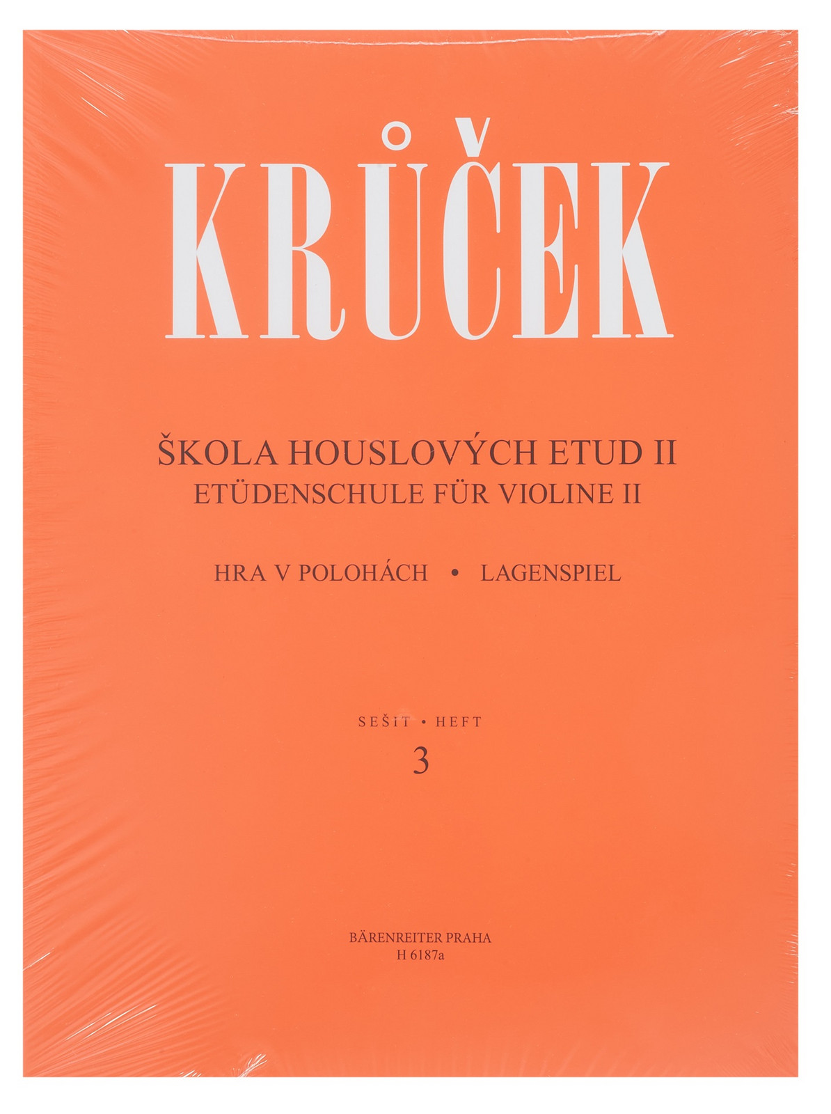 KN Škola houslových etud II (sešit 3, 4) - Václav Krůček (použité)