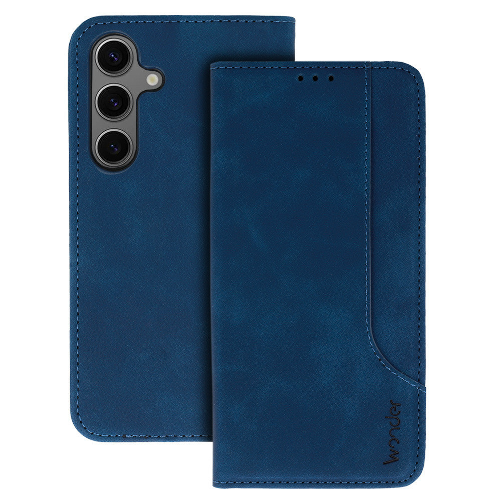 Knížkové pouzdro Wonder Prime pro Samsung Galaxy A35 5G navy