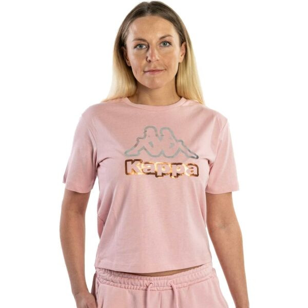 Kappa LOGO FALELLA Dámské triko, růžová, velikost