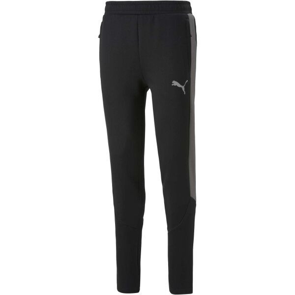 Puma EVOSTRIPE PANTS Pánské tepláky, černá, velikost