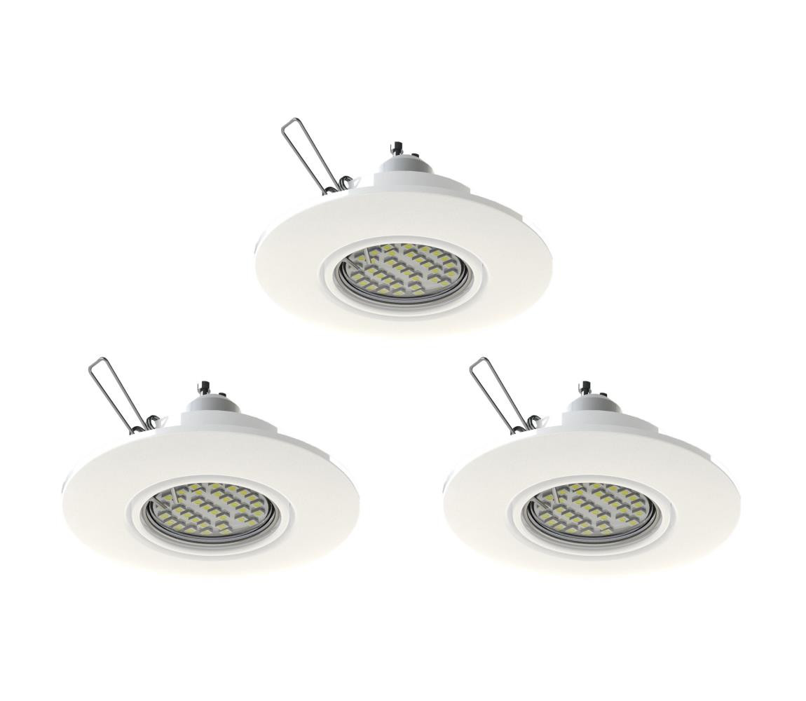 Eglo Eglo 78704 - SADA 3x LED Podhledové svítidlo PENETO 1xGU10/3,3W/230V bílá
