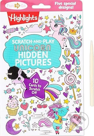 Scratch-And-Play Unicorn Hidden Pictures - Highlights