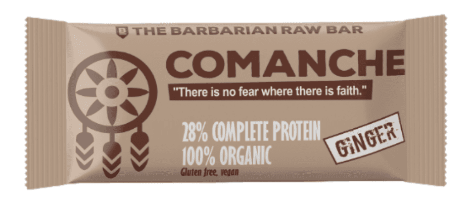 The Barbarian Comanche, Proteinová tyčinka se zázvorem, 50 g