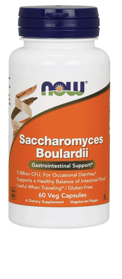 Now® Foods NOW Saccharomyces Boulardii, probiotika, 60 vegan kapslí