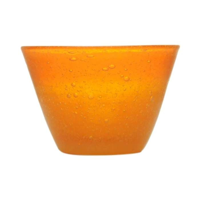 Miska kulatá skleněná MEMENTO sv.oranžová 11,5cm