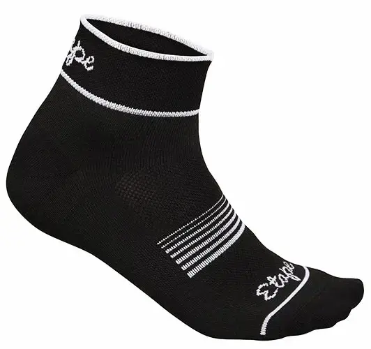 Dámské cyklistické ponožky Etape KISS černo-bílé, M/L (40-43)
