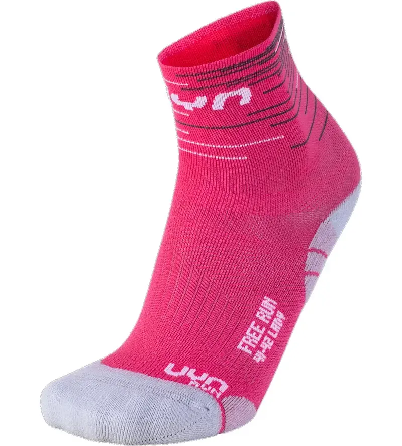 Dámské ponožky UYN Free Run Socks, černo-červená, 35-36