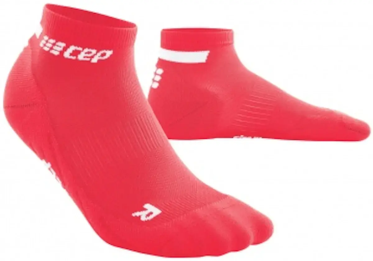 Dámské kompresní ponožky CEP  Low Cut Pink