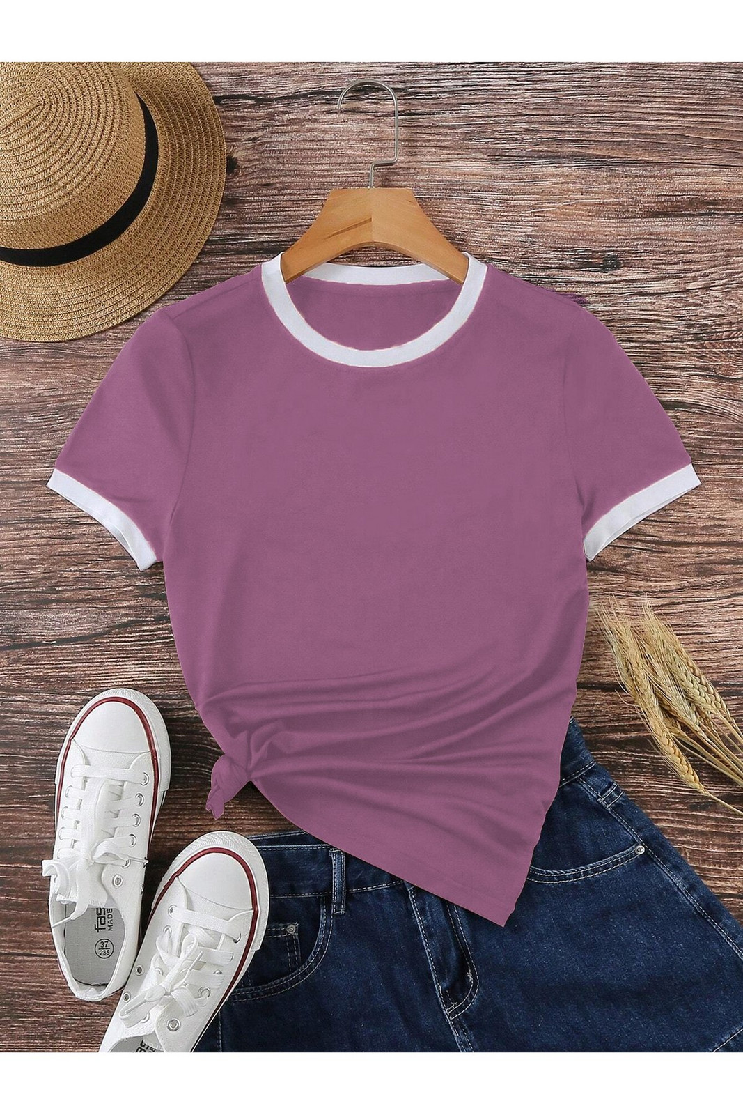 Know Unisex Pale Pink Combed Cotton Interlock T-Shirt