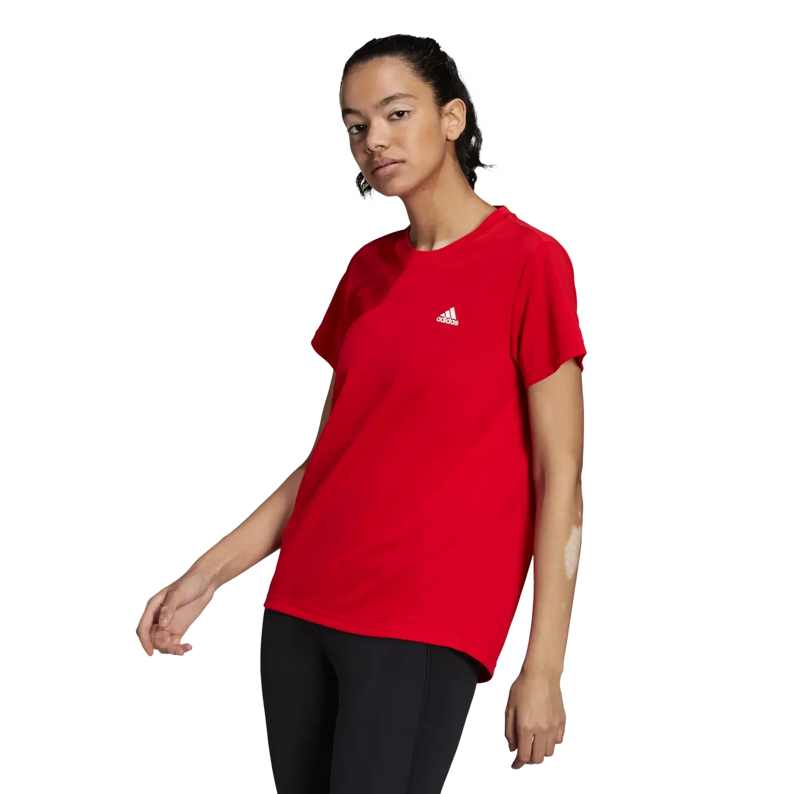 Dámské tričko adidas  Short Sleeve Tee Vivid Red