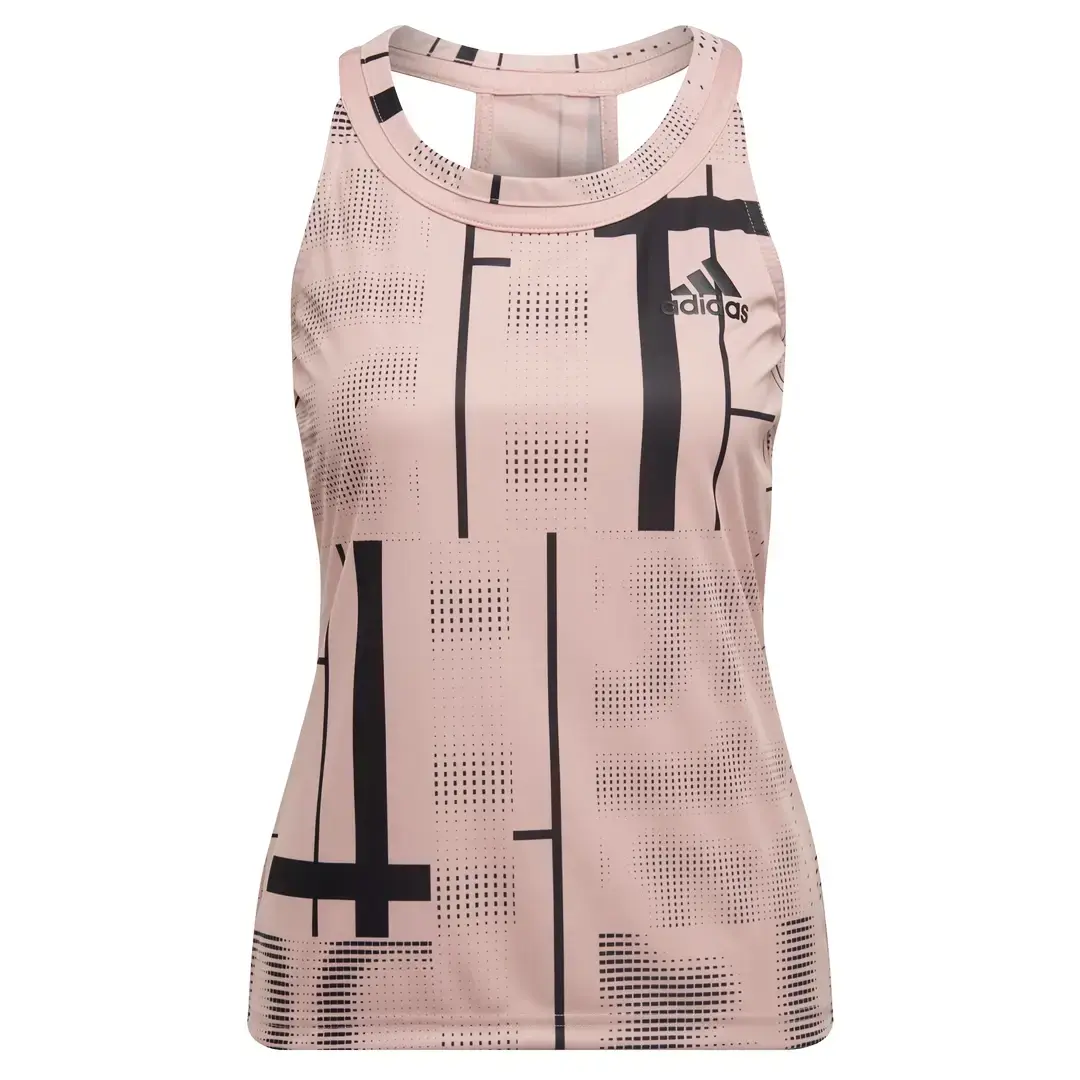 Dámské tílko adidas  Club Graphic Tank Wonder Mauve S