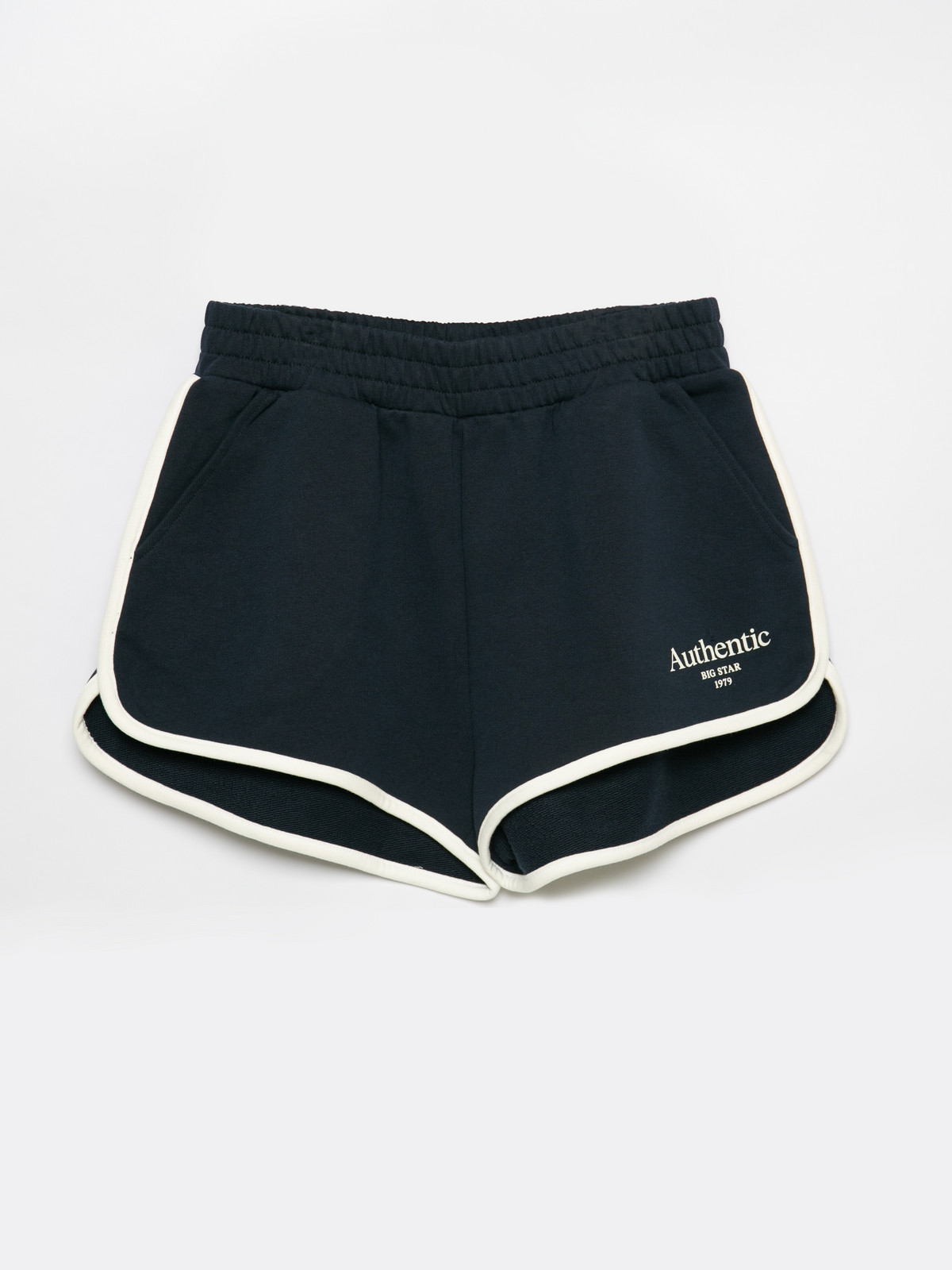 Big Star Woman's Shorts 110346 Navy Blue 403