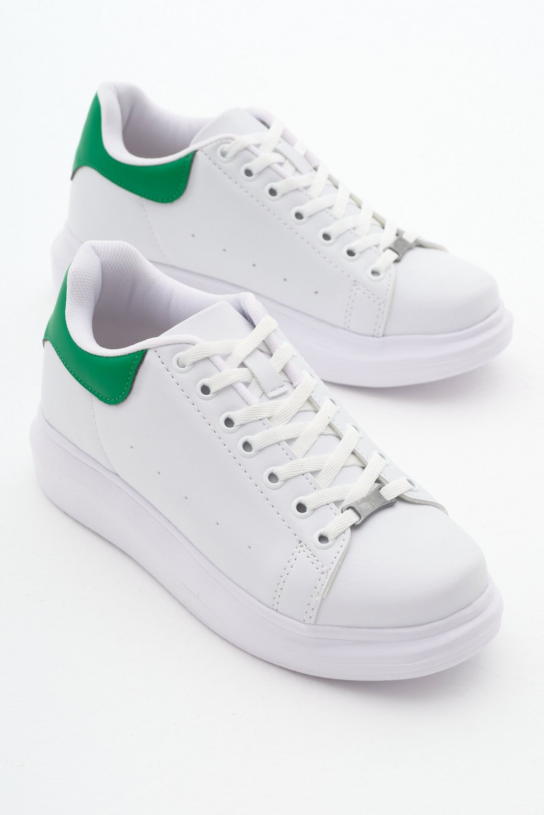 Tonny Black Unisex White Green Sneakers V2alx