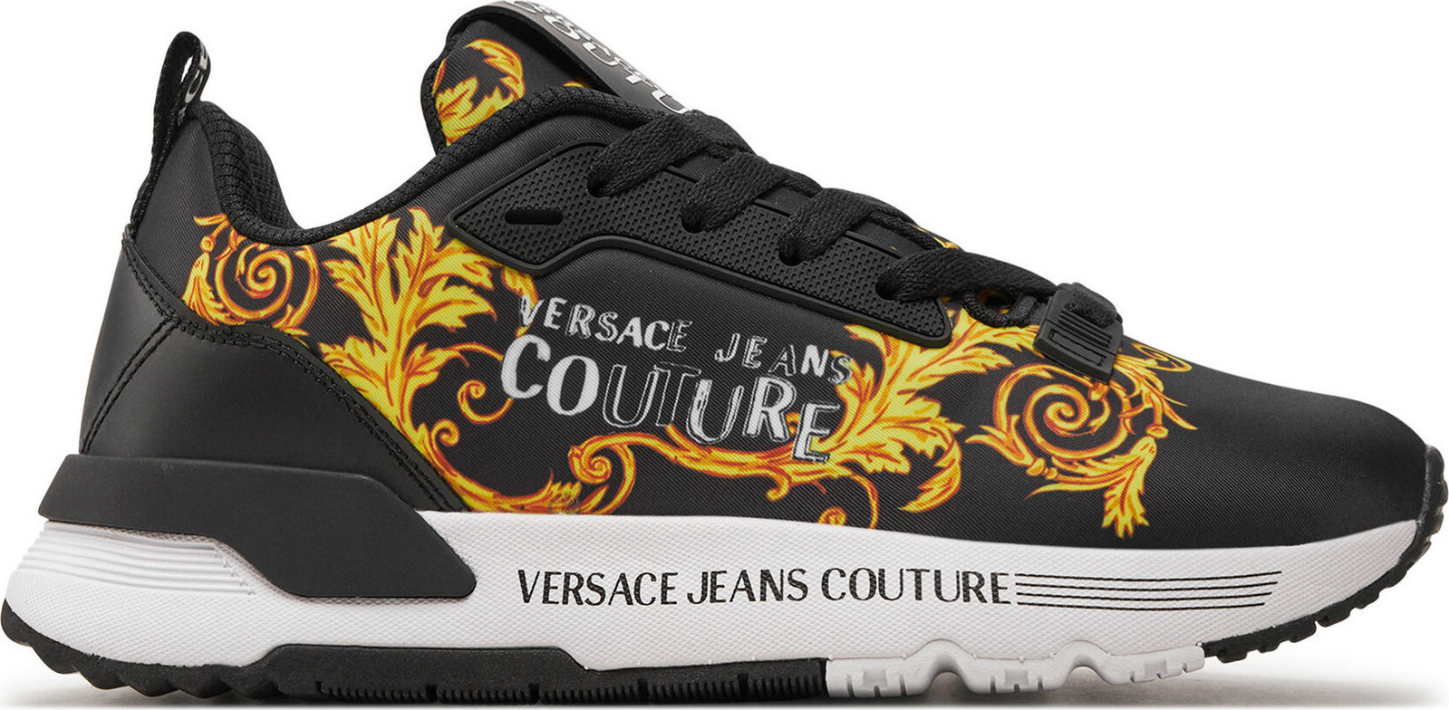 Sneakersy Versace Jeans Couture 76VA3SAA Černá