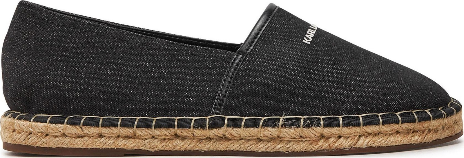 Espadrilky KARL LAGERFELD KL70104 Černá