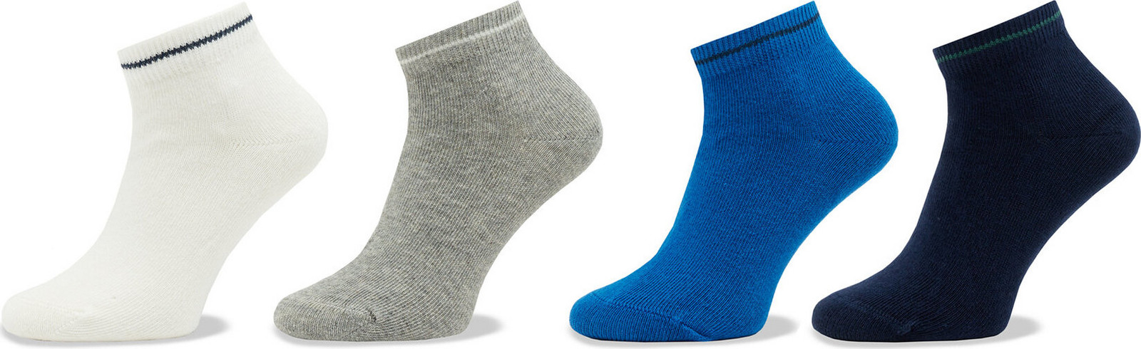 Sada 4 párů dětských nízkých ponožek United Colors Of Benetton 6AO307023 901