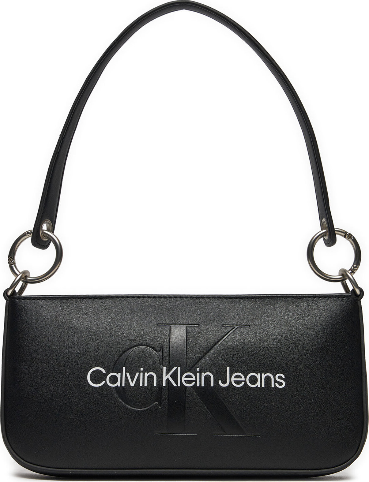 Kabelka Calvin Klein Jeans Sculpted Shoulder Pouch25 Mono K60K610679 Černá