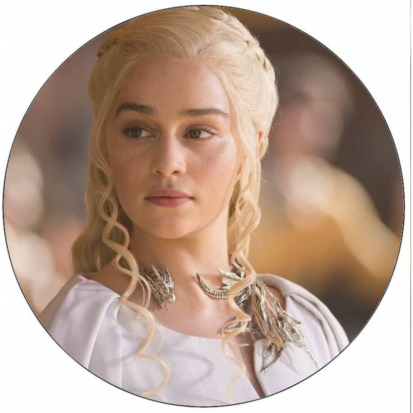 Jedlý papír Hra o trůny Daenerys 19,5 cm - Pictu Hap