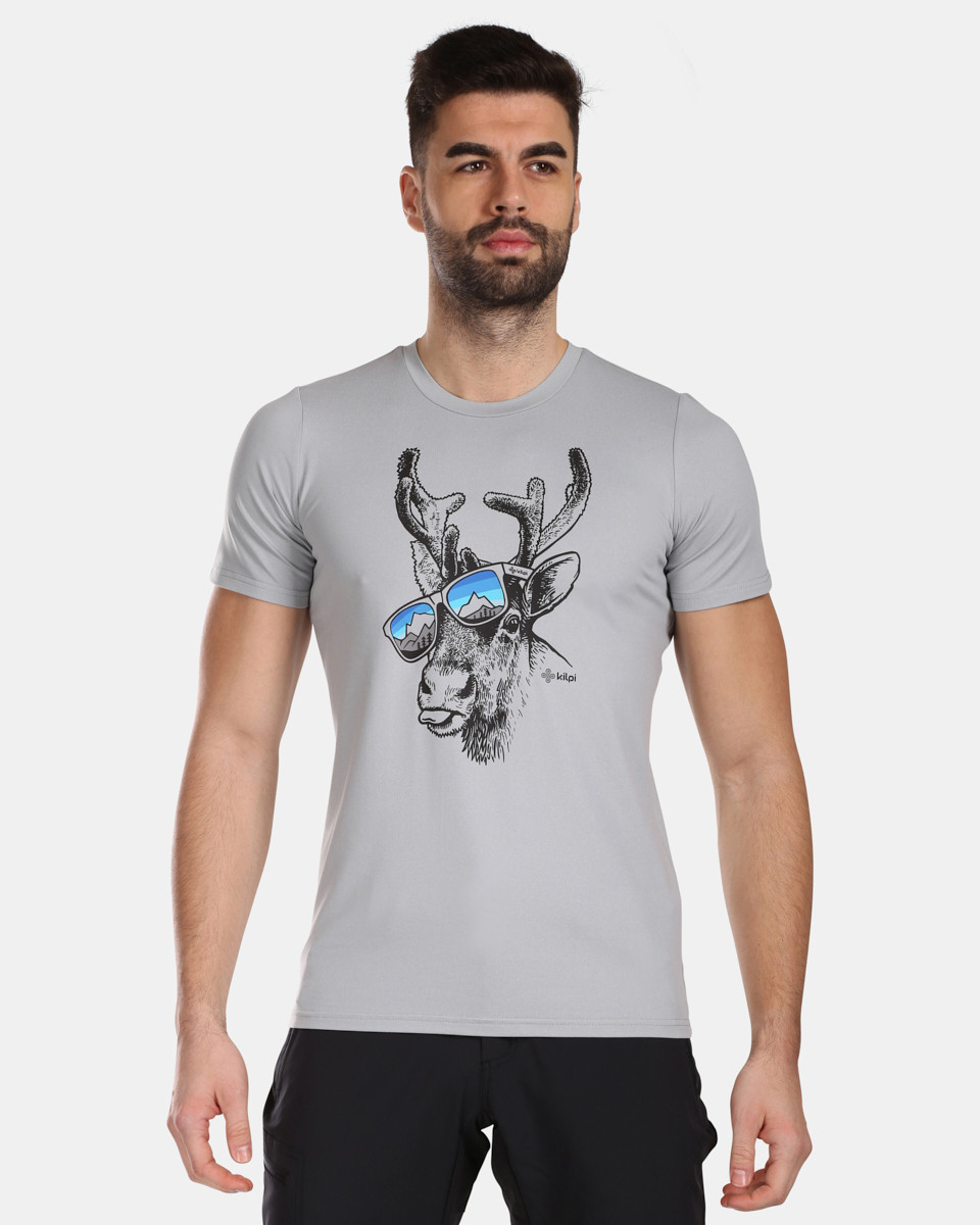 Pánské funkční tričko kilpi lismain-m světle šedá 3xl