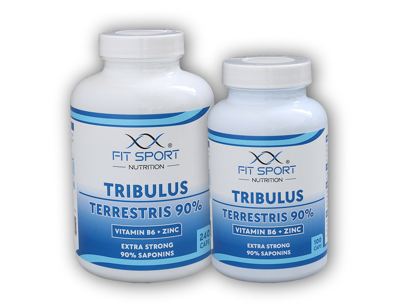 FitSport Nutrition Tribulus Terrestris 90% + Vitamin B6 + Zinc 240 caps + 100 caps