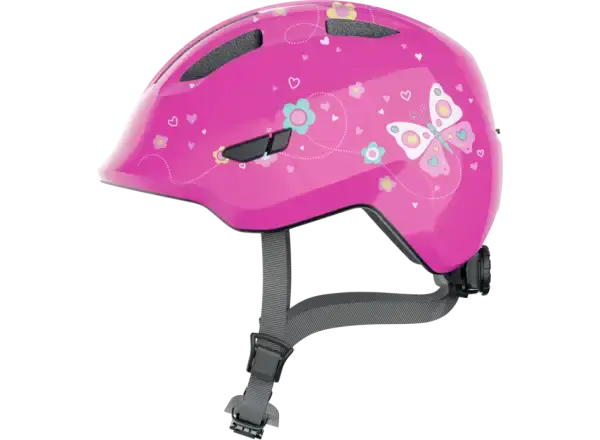 Abus Smiley 3.0 dětská přilba Pink Butterfly vel. S (45-50 cm)