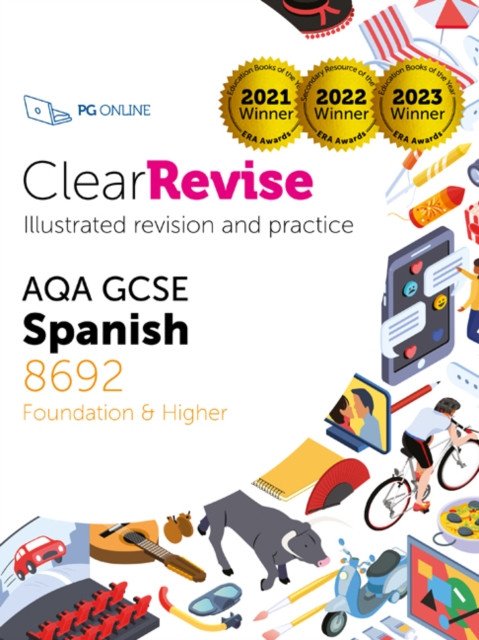 ClearRevise AQA GCSE Spanish 8692 - Foundation and Higher (PG Online)(Paperback / softback)