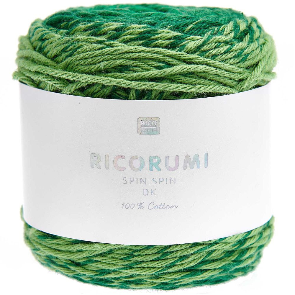 Rico Design Háčkovací příze Ricorumi Spin Spin odstín 013 zelená - 1 ks