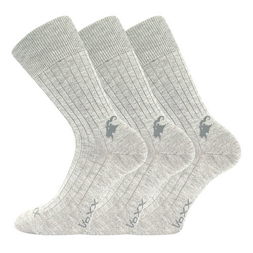 VOXX® ponožky Cashmere love šedá 3 pár 35-38 120980