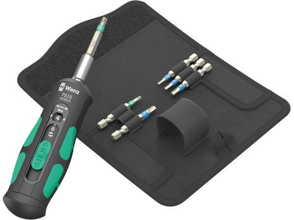 Wera 7515/7 Kraftform Safe-Torque Speed Bicycle 1 05075850001 sada bitů, 7dílná, TORX, inbus, 1/4