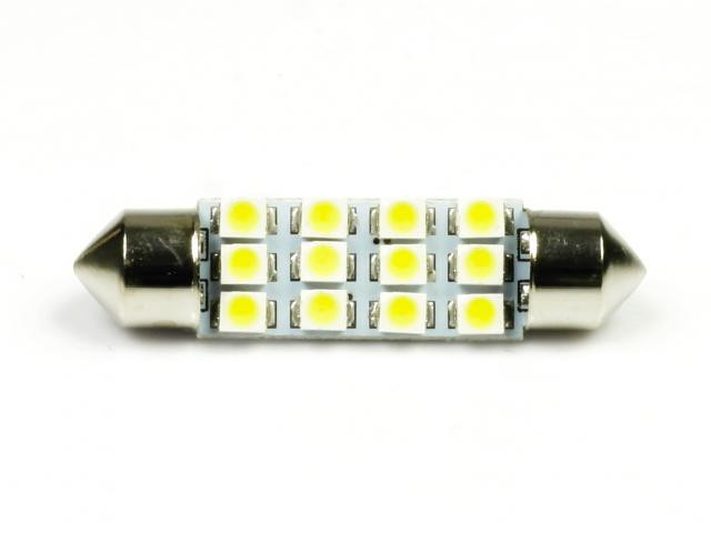 Interlook LED auto žárovka LED C5W 12 SMD 1210 42mm