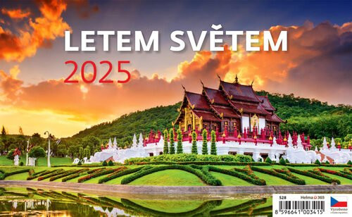 Letem světem 2025 - stolní kalendář