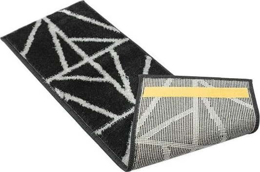 Černé nášlapy na schody v sadě 13 ks 22x73 cm Striped – Mila Home