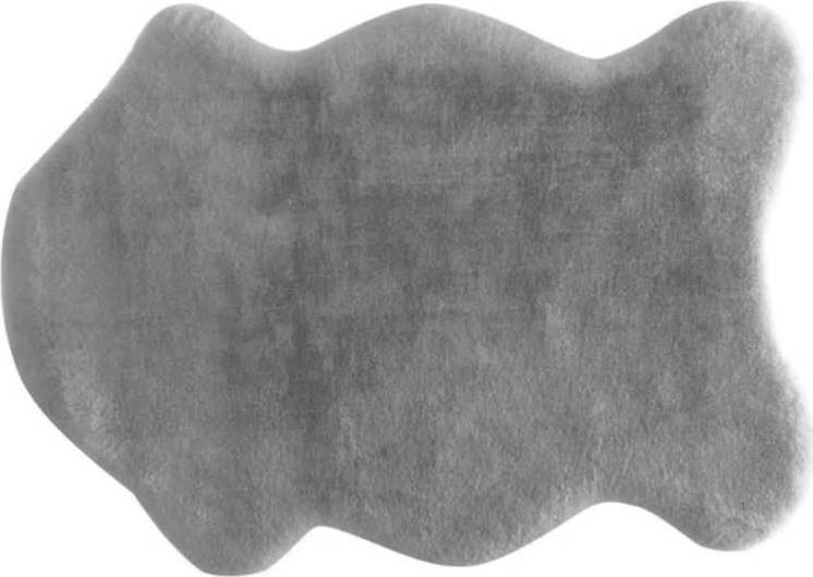 Antracitová syntetická kožešina 80x150 cm Pelush Anthracite – Mila Home