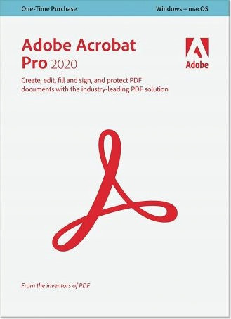 Nový Adobe Acrobat 2020 Pro Box 1 Pc Win Trvalá Komerční Licence