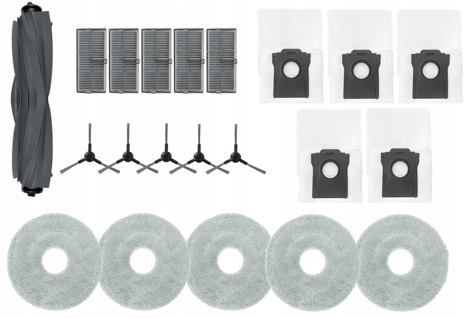 Velká sada Dreame L10s Ultra Pro Heat sáčky mopy filtry kartáče