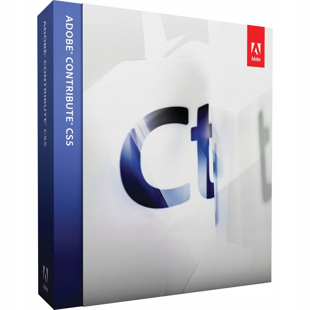 Nový Adobe Contribute CS5 Box 2PC Win Trvalá Komerční Licence
