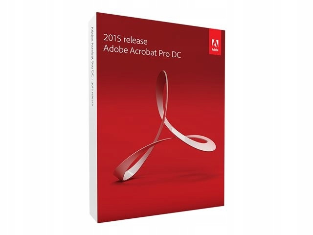 Nový Adobe Acrobat Pro DC 2015 Box 2PC Win Trvalá Komerční Licence