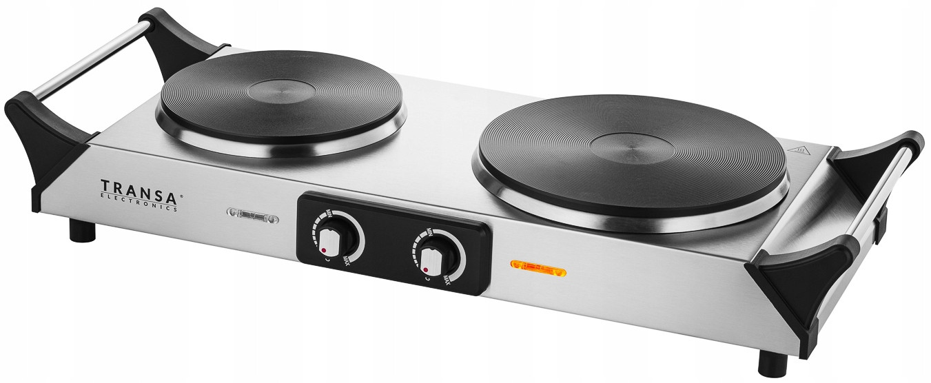 Elektrický vařič Litinový Dvouplotýnkový Termostat 2 Hořáky 2500W