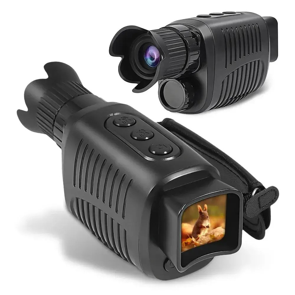 Infračervený monokulár s nočním viděním, 1080P video, 5násobný zoom