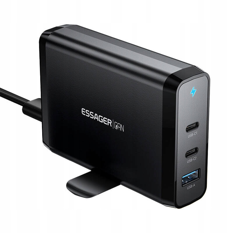 Essager Výkonná Rychlonabíječka Do Sítě Gan 2X Usb-c Usb PD3.0 QC4.0 140W