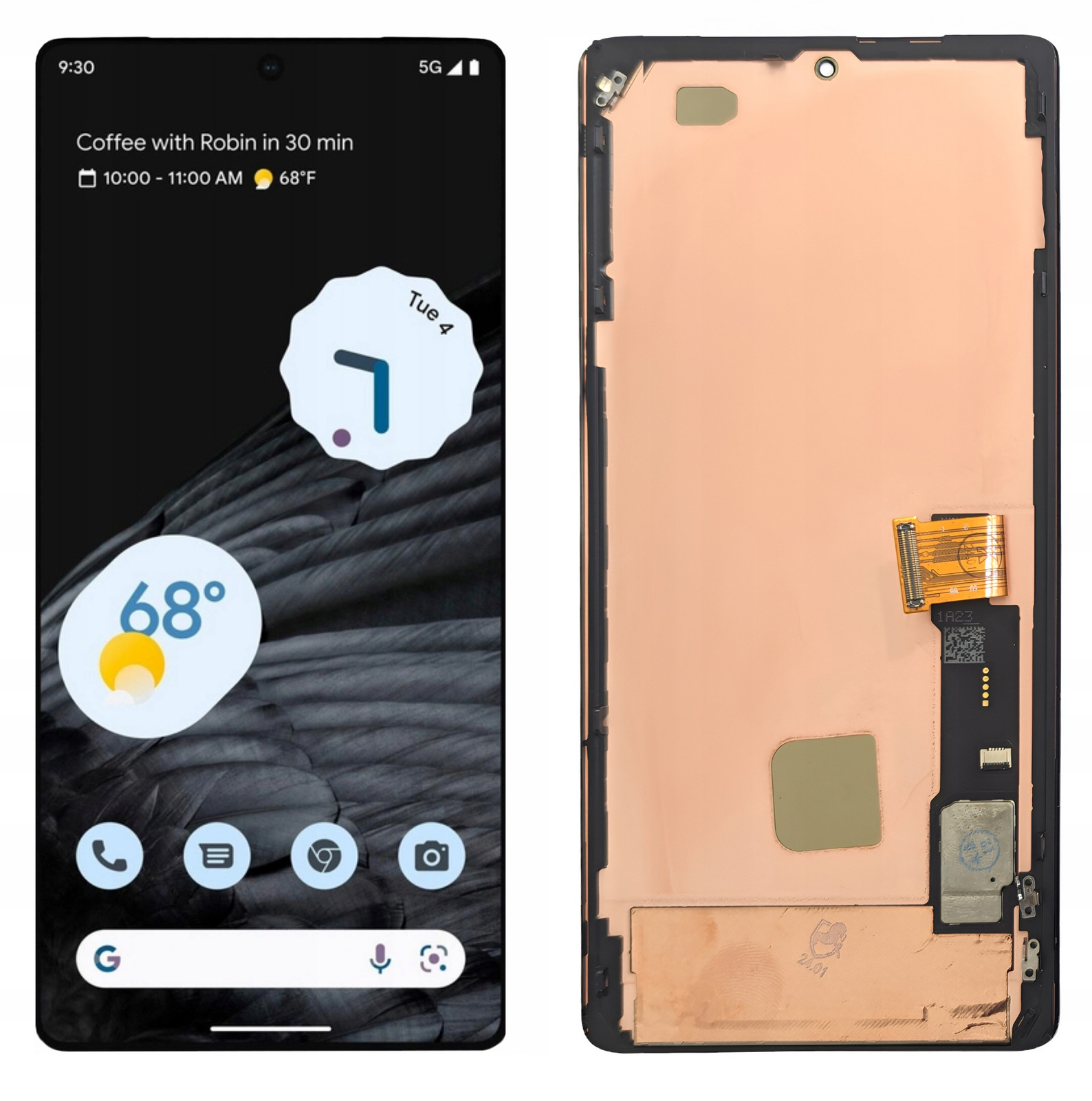 LCD Displej Pro Google Pixel 7 Pro Oled Rámeček