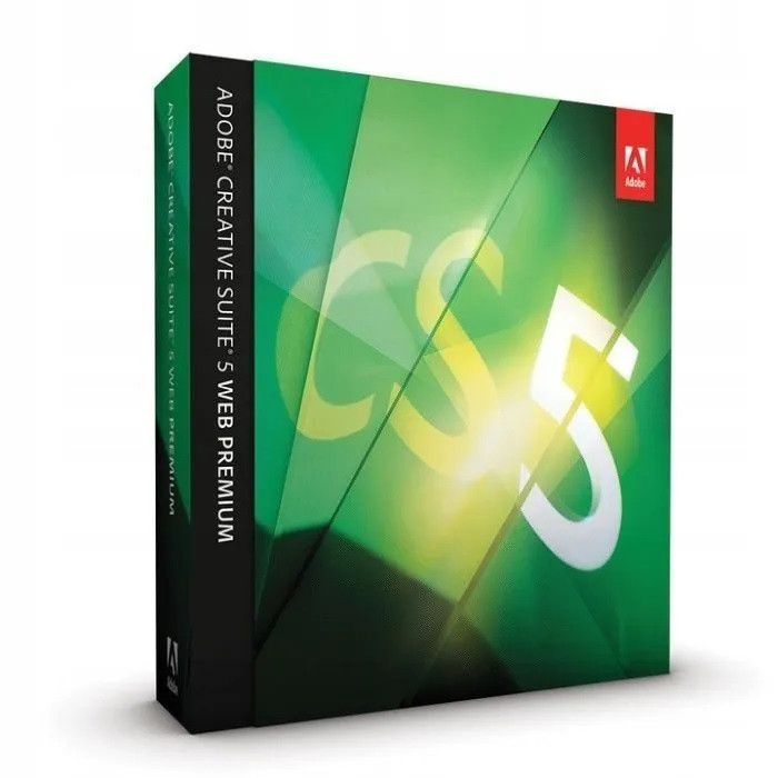 Nový Adobe Prémiový Web CS5 Box 2PC Win Trvalá Komerční Licence