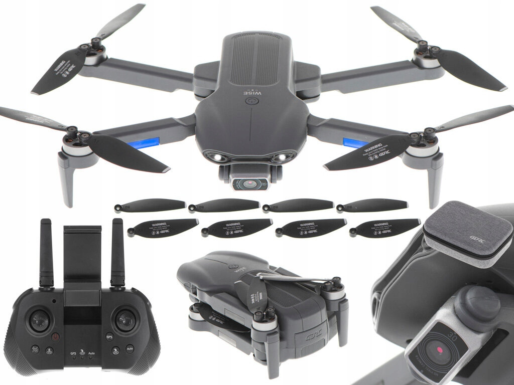 Dron s kamerou na dálkové ovládání Rc F9 kamera 6K Hd Gps Wifi zahájení