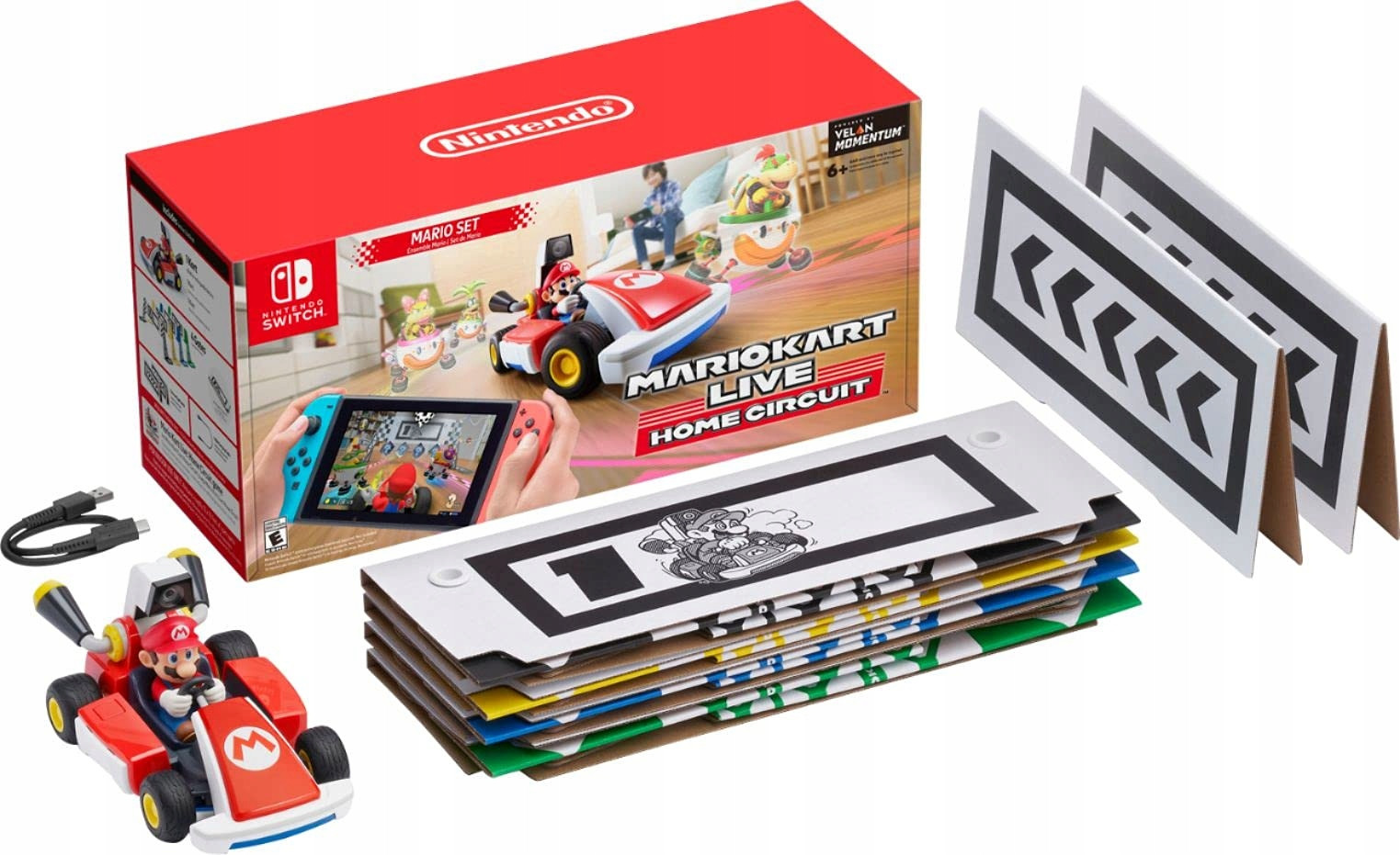 Mario Kart Live Domácí Obvodový Obvod Nintendo Spínač Mario Set