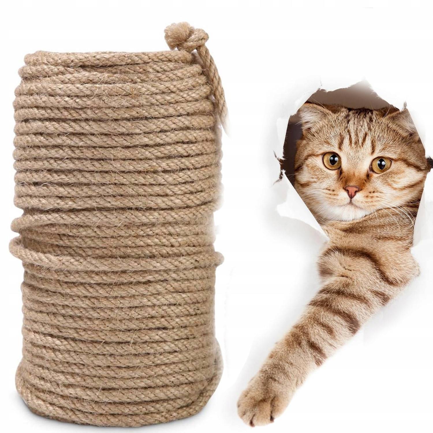 Lano Pro Kočky Na Vázání, Zahradní Vázání, Dekorace Do Domácnosti 50M X 8MM*2